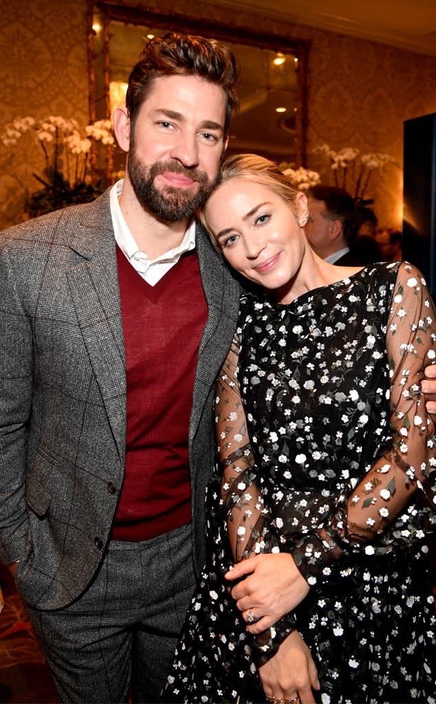 John Krasinski, Emily Blunt, BAFTA Los Angeles Tea Party 2019