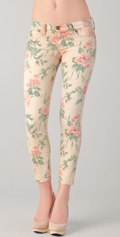 Stiletto Floral Jeans 