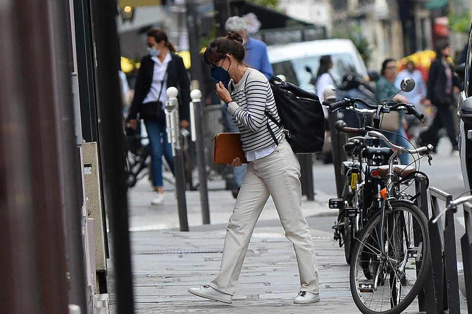 Jennifer Garner arrives in Paris on July 1, 2021. - Credit: KCS Presse / MEGA