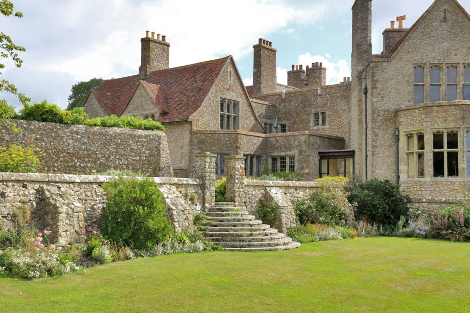 The exterior of Lympne Castle.