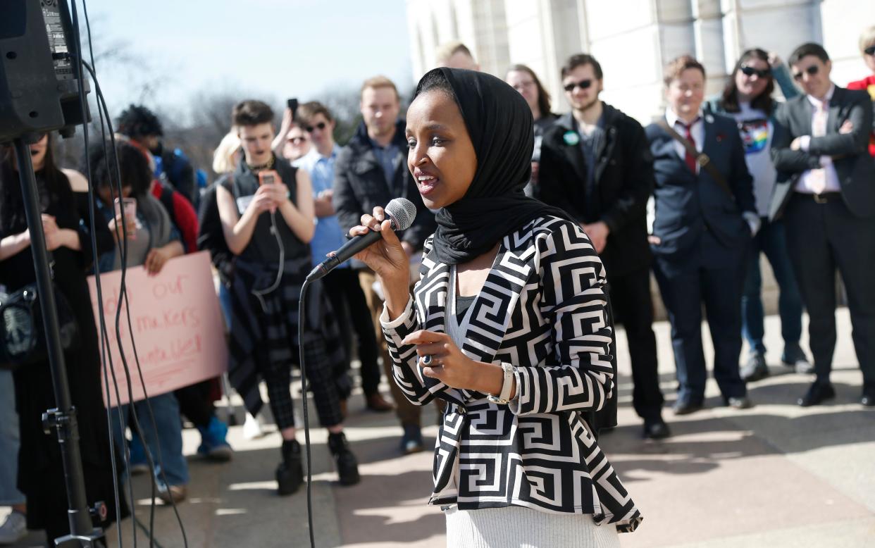 Rep. Ilhan Omar faced an uptick in death threats after President Donald Trump increased his rhetorical attacks against her. (Photo: ASSOCIATED PRESS)