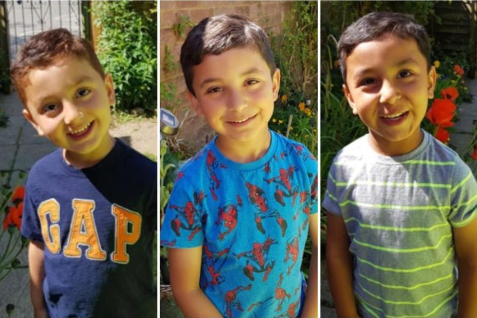 Police are searching for the three boys and their father (Metropolitan Police)
