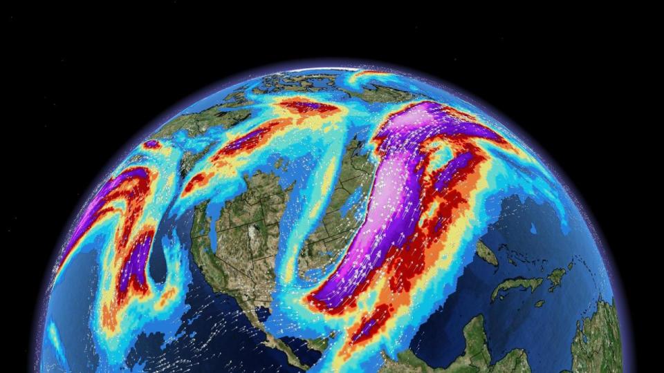 Jet streams can bring Canada wild winters and steamy summers