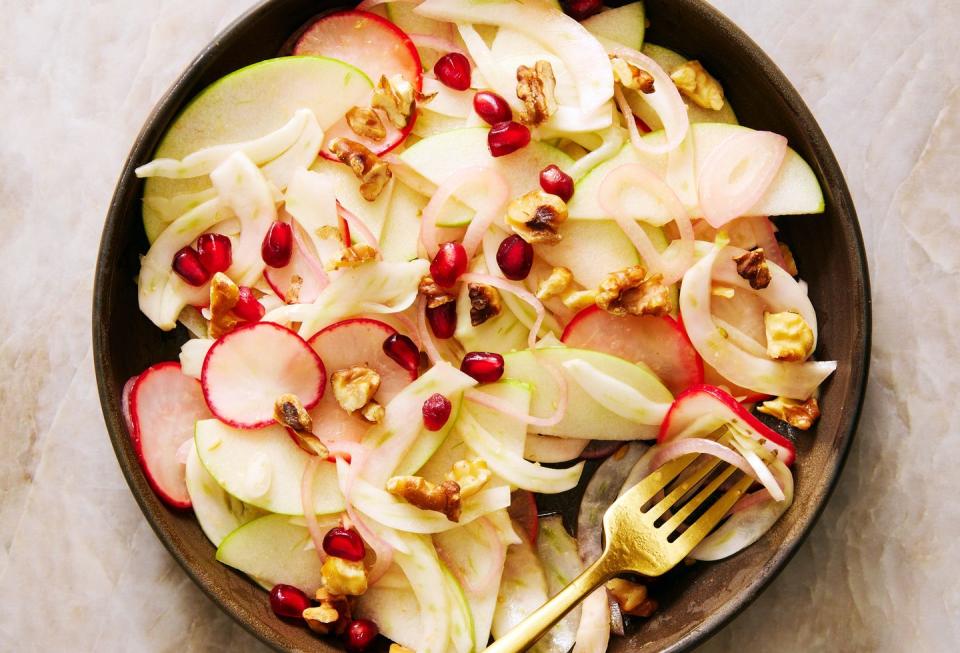 fennel salad with apples radishes