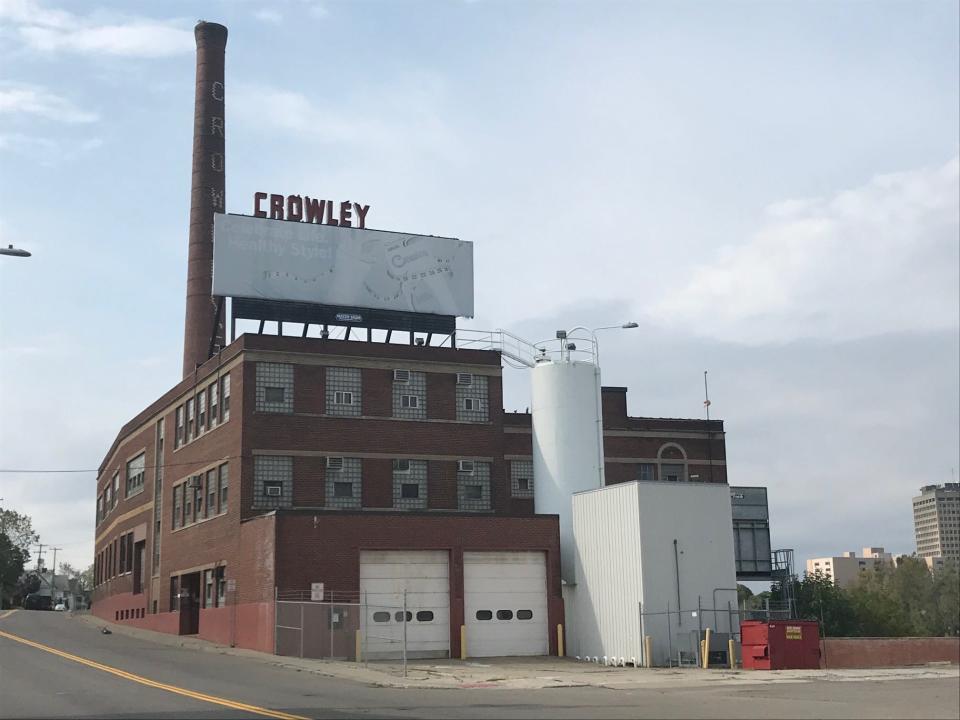 The more than century-old Crowley milk plant on Binghamton's South Side at 135 Conklin Ave. is being reimagined as Crowley Factory Lofts, a $13 million, 45-unit housing complex for market rate apartments and commercial space.