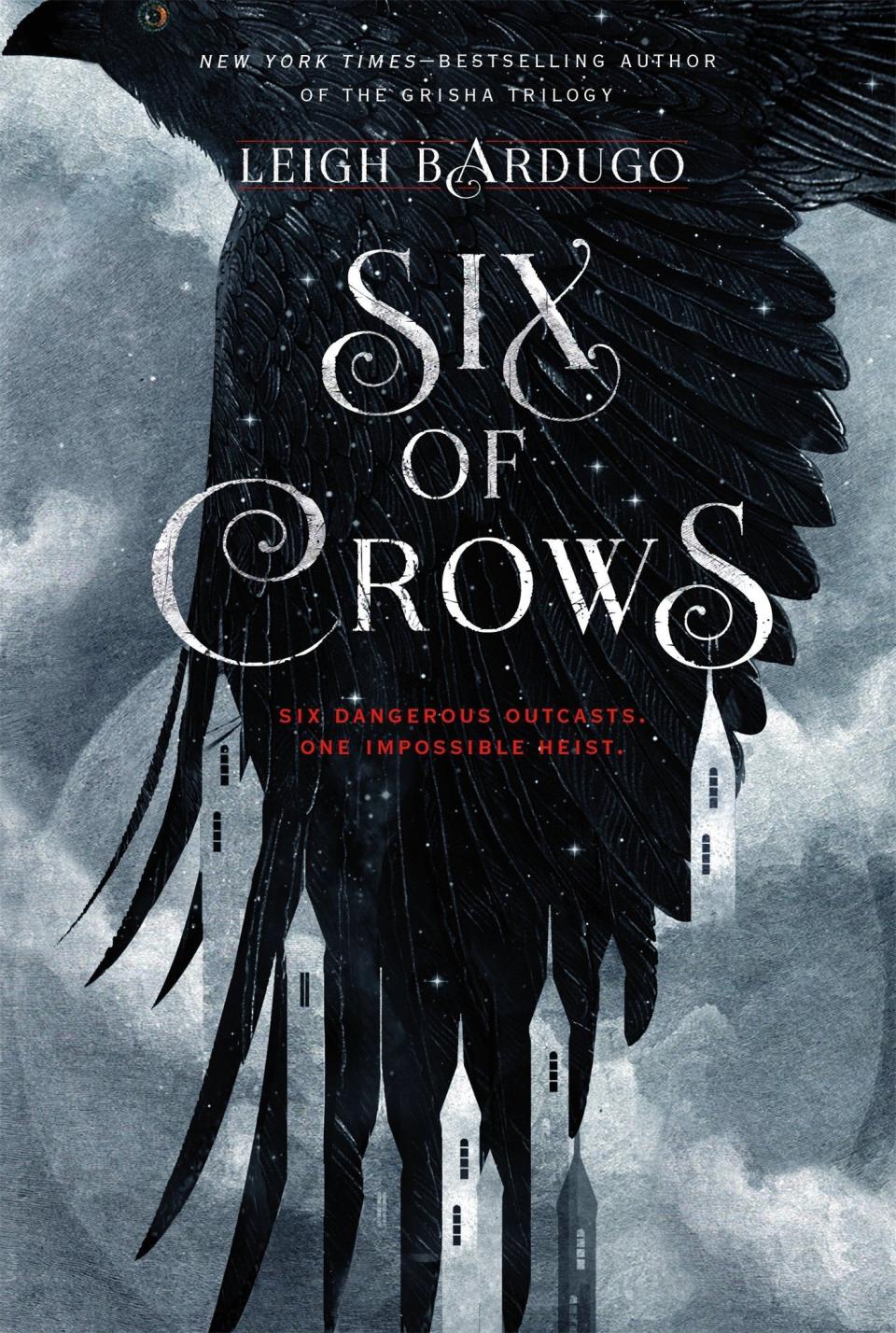 <p><a href="https://go.redirectingat.com?id=74968X1596630&url=https%3A%2F%2Fbookshop.org%2Fbooks%2Fsix-of-crows%2F9781250076960&sref=https%3A%2F%2F" rel="nofollow noopener" target="_blank" data-ylk="slk:Shop Now;elm:context_link;itc:0;sec:content-canvas" class="link ">Shop Now</a></p><p>Six of Crows</p><p>bookshop.org</p><p>$11.15</p>