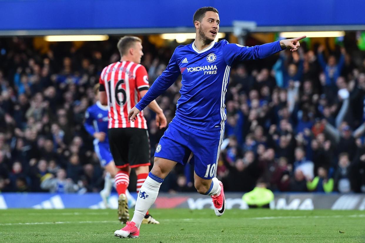 Top man | Hazard wins Chelsea's Player of the Year: Glyn Kirk/AFP/Getty Images