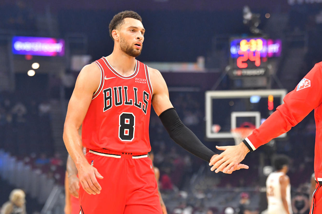 Zach LaVine with the Bulls.