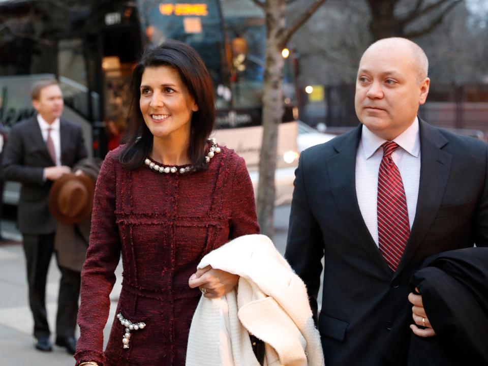 Nikki Haley and husband Michael Haley