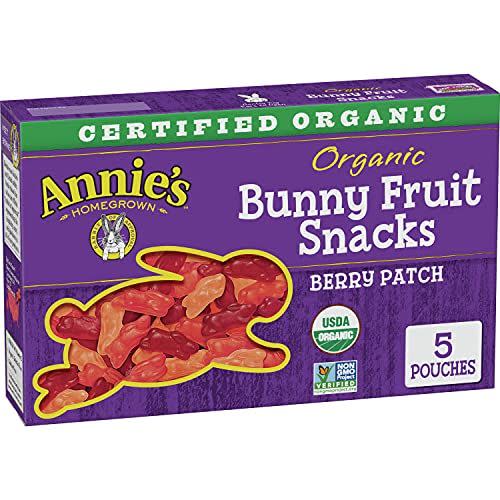 25) Annie's Homegrown Berry Patch Organic Fruit Snacks