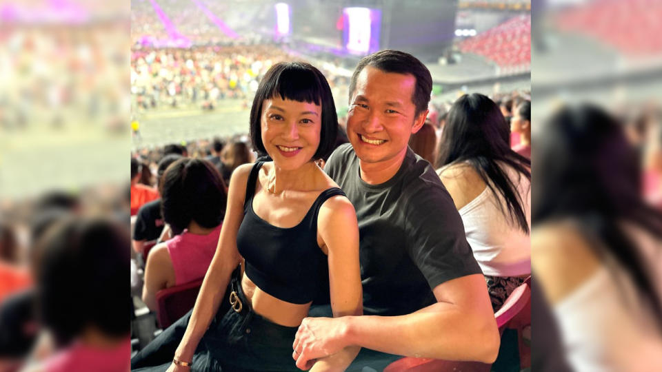 Local actress Janice Koh with husband Lionel Yeo. (Photo: Instagram/janiceymkoh)