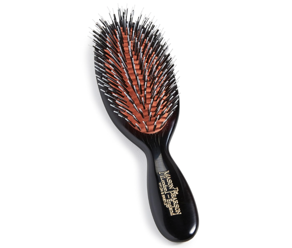 <p><a href="https://www.amazon.com/Mason-Pearson-Mixture-Bristle-Brush-Ruby/dp/B010T9SHN8?th=1&tag=syn-yahoo-20&ascsubtag=%5Bartid%7C2140.g.46146332%5Bsrc%7Cyahoo-us" rel="nofollow noopener" target="_blank" data-ylk="slk:Shop Now;elm:context_link;itc:0;sec:content-canvas" class="link ">Shop Now</a></p><p>Pocket Mixture Brush</p><p>Amazon</p><p>$120.00</p><span class="copyright">courtesy</span>