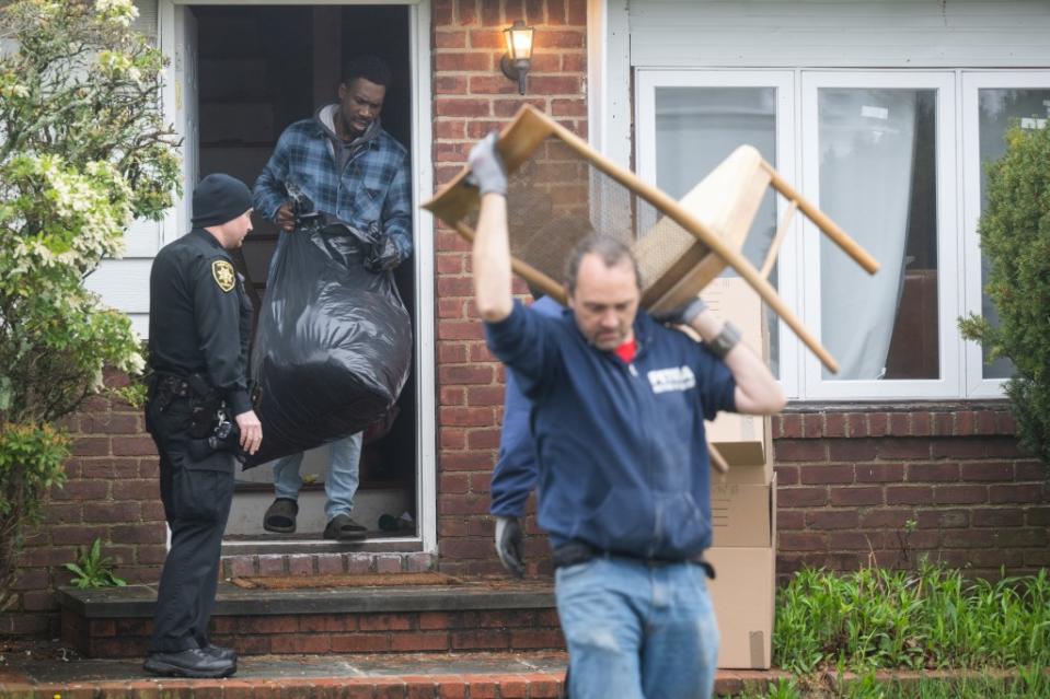 Authorities removed the couples’ belongings from the home this week. J.C. Rice