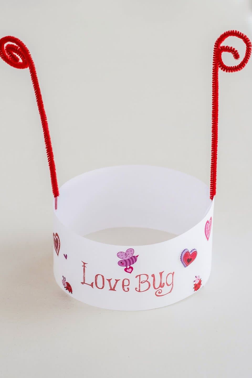 <p>Your very own love bug will, well, love making and wearing this adorable holiday hat.</p><p>Get the<strong> <a href="http://www.doityourselfdivas.com/2014/02/love-bug-hats-for-valentines-day.html" rel="nofollow noopener" target="_blank" data-ylk="slk:Love Bug Hats tutorial;elm:context_link;itc:0;sec:content-canvas" class="link ">Love Bug Hats tutorial</a> </strong>at Do it Yourself Divas.</p><p><a class="link " href="https://www.amazon.com/Cuttte-300pcs-Cleaners-Chenille-Decorations/dp/B09J8FRK6X?tag=syn-yahoo-20&ascsubtag=%5Bartid%7C10070.g.2138%5Bsrc%7Cyahoo-us" rel="nofollow noopener" target="_blank" data-ylk="slk:Shop Now;elm:context_link;itc:0;sec:content-canvas">Shop Now</a></p>