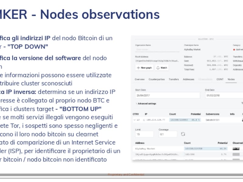 Chainalysis’ “Rumker” software catalogs IP addresses the tracer has linked to bitcoin transaction clusters. The IRS inked a Rumker contract worth up to $235,458 in July.