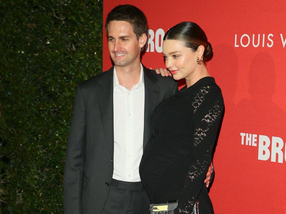 evan spiegel miranda kerr pregnant