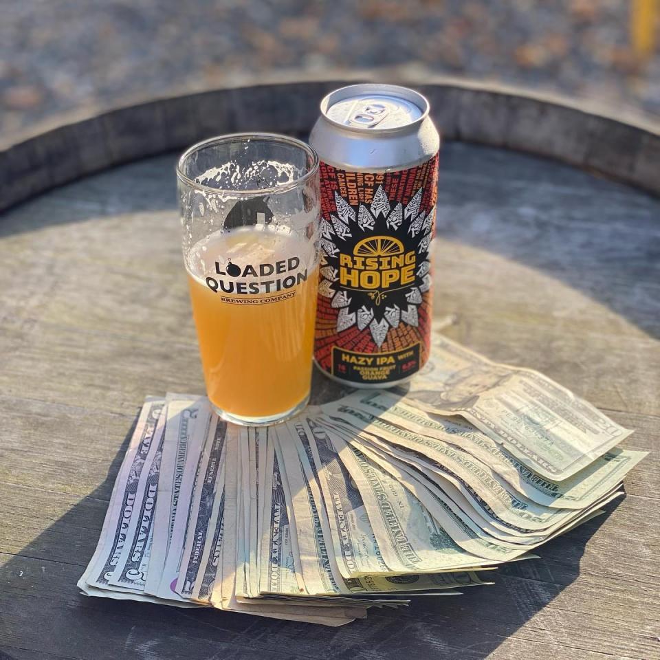 Loaded Question was selected to brew Brewing Funds the Cure Rising Hope IPA and raised more than $6,500 for pediatric cancer.