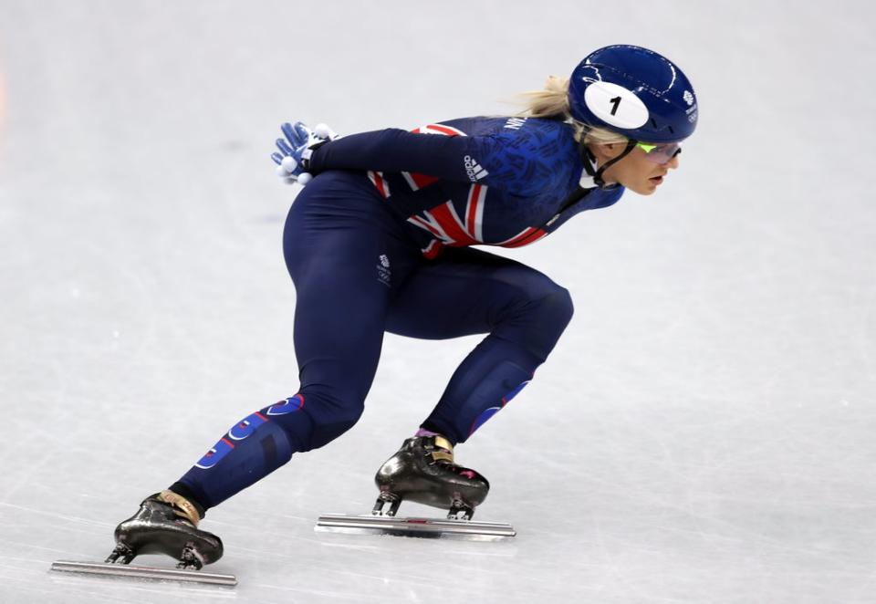 Great Britain’s Elise Christie is hoping to qualify for the 2022 Winter Olympics in Beijing. (PA Archive)