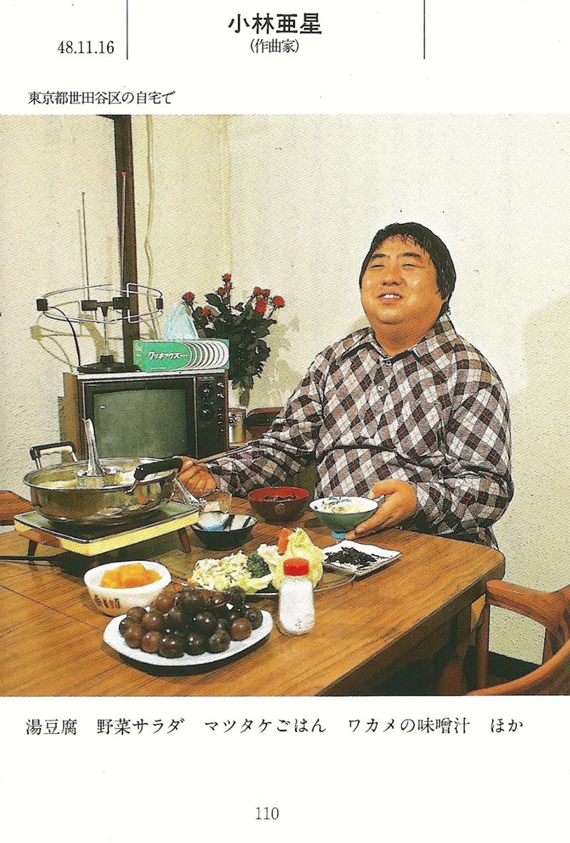 網友翻出小林亞星過去的雜誌採訪照，對他桌上的其中一道菜感到相當好奇。（圖／翻攝自「岩井道」推特）