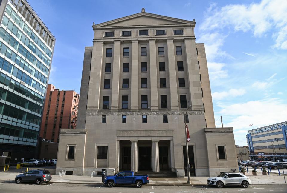 The downtown Masonic Temple was being proposed as the future home of Lansing City Hall last year.
