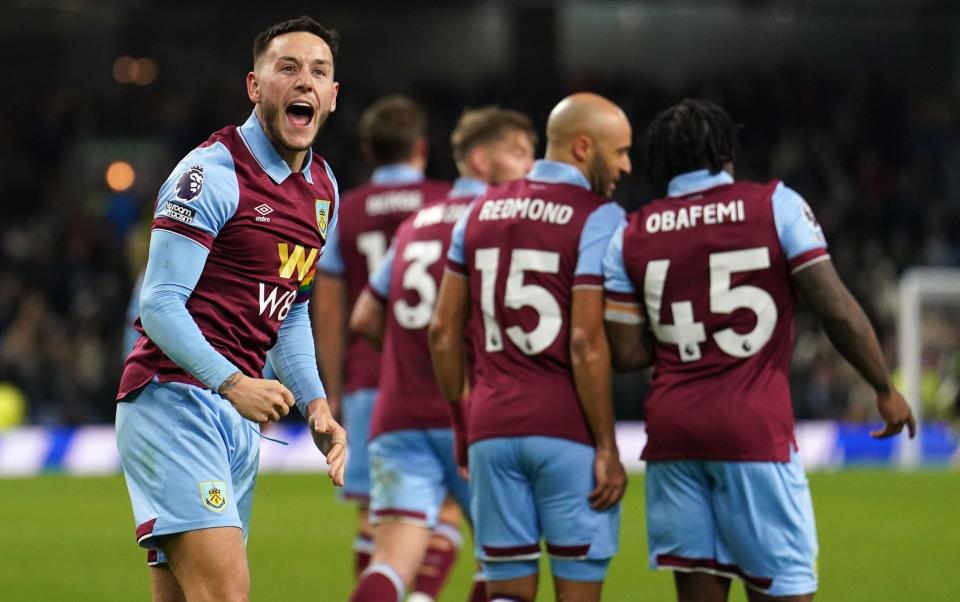 Josh Brownhill celebrates