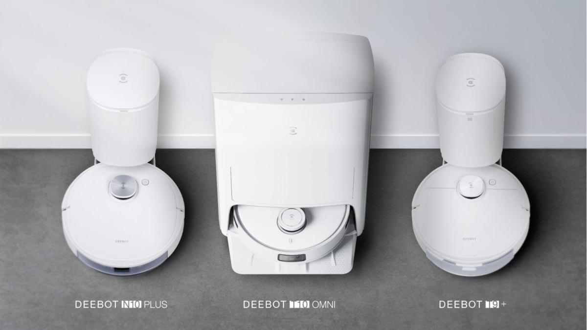 ECOVACS Reveals Additions to the DEEBOT Family: N10 PLUS, T9+ and T10 OMNI