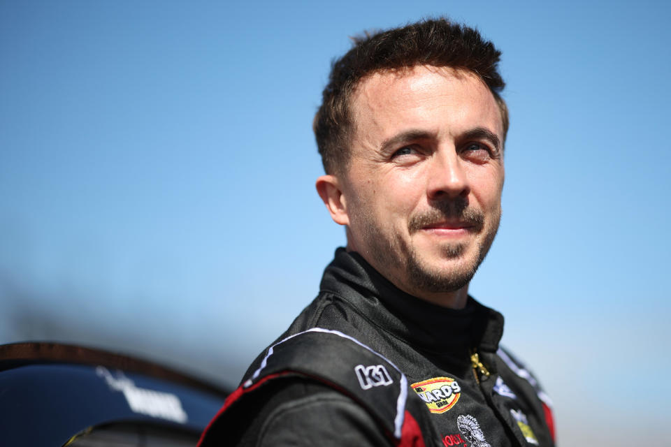 Frankie Muniz at the ARCA Menards Series BRANDT 200