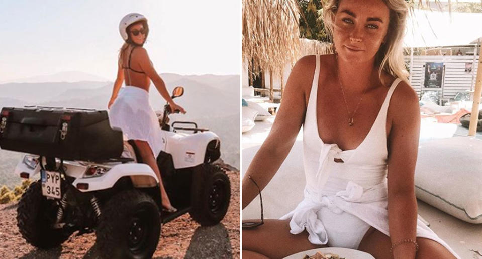 NSW Instagram model Sinead McNamara was found dead on superyacht Mayan Queen IV in Greece. Source: Instagram/ Sinead McNamara