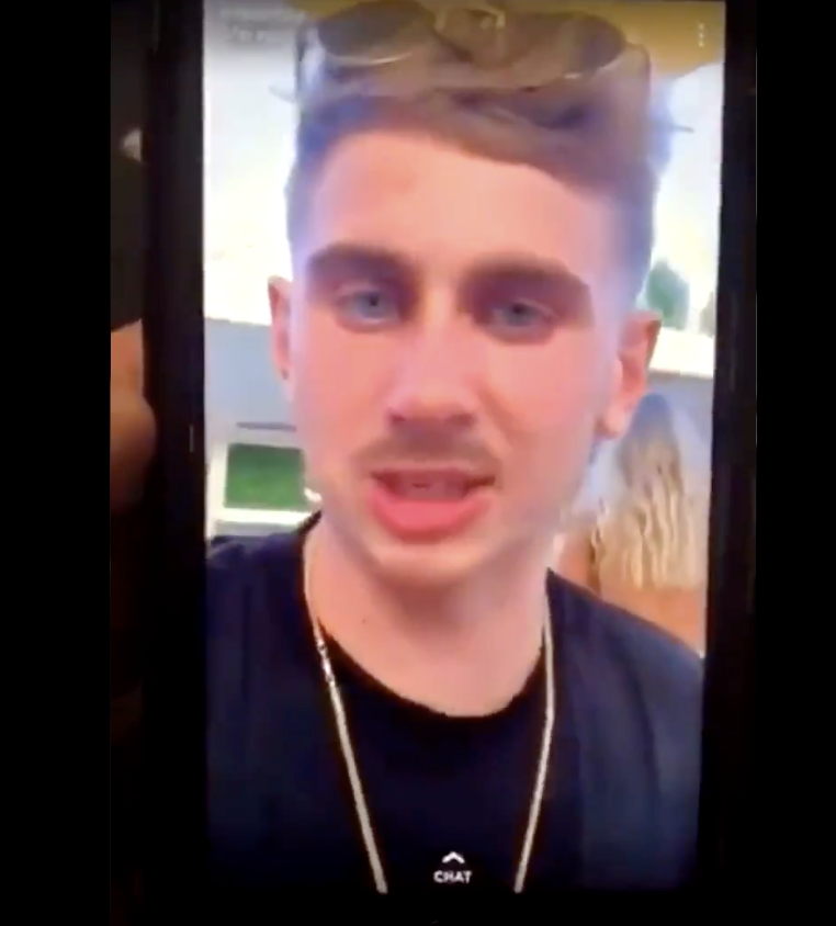 Videos of Jak Hickman on holiday appeared online, angering Coventry City supporters. 