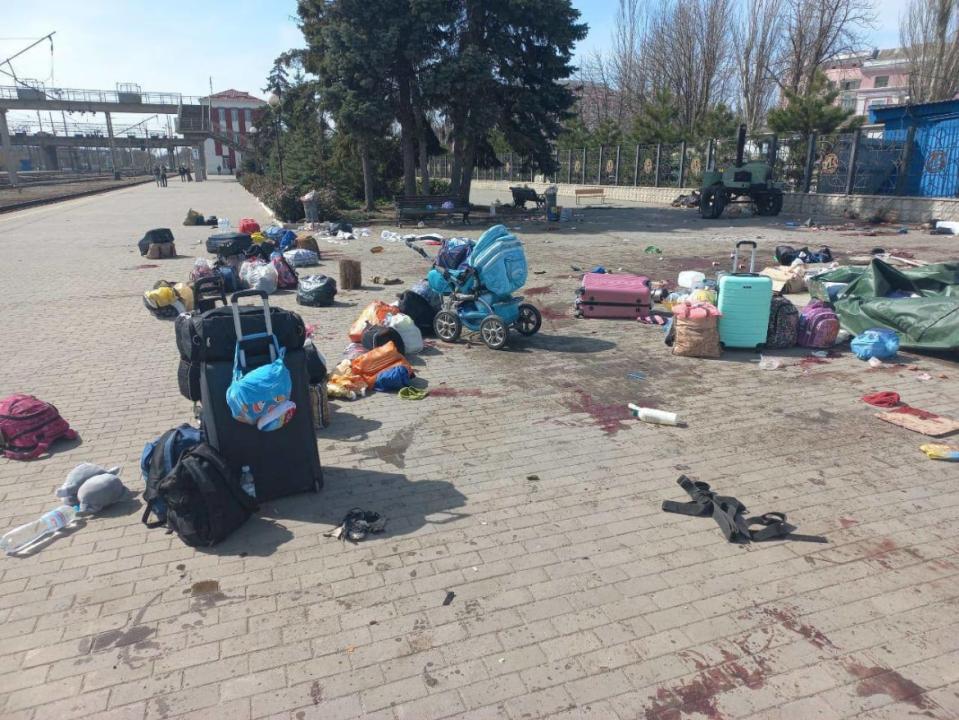 <div class="inline-image__caption"><p>Thousands of desperate people were trying to flee the war with just the belongings that fit into one or two suitcases. Many of them never made it.</p></div> <div class="inline-image__credit">Ukrainian Presidency Handout/Anadolu Agency via Getty Images</div>