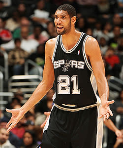 Slowed by knee problems last season, Tim Duncan lost close to 15 pounds over the summer