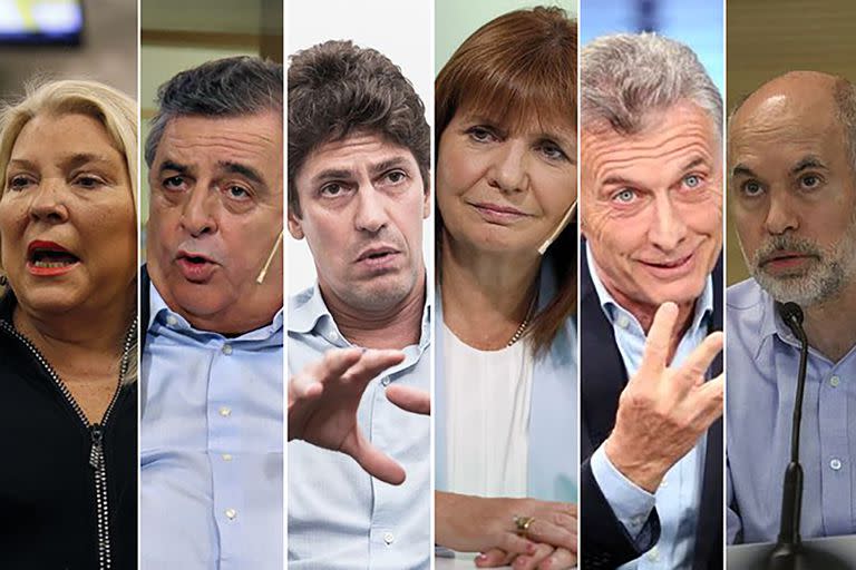 Macri, Larreta, Patricia, Lousteau, Carrió y Negri