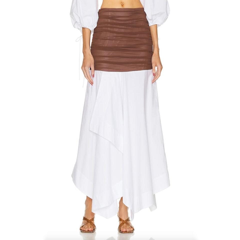 <p><a href="https://go.redirectingat.com?id=74968X1596630&url=https%3A%2F%2Fwww.revolve.com%2Fhelsa-cotton-poplin-skirt-with-sheer-overlay-in-white-brown%2Fdp%2FHLSA-WQ13%2F%3Fd%3DWomens%26page%3D1%26lc%3D37%26itrownum%3D10%26itcurrpage%3D1%26itview%3D05&sref=https%3A%2F%2Fwww.harpersbazaar.com%2Ffashion%2Ftrends%2Fg44536412%2Fbest-white-maxi-skirts%2F" rel="nofollow noopener" target="_blank" data-ylk="slk:Shop Now;elm:context_link;itc:0;sec:content-canvas" class="link ">Shop Now</a></p><p>Cotton Poplin Skirt</p><p>$298.00</p><p>revolve.com</p><span class="copyright">Revolve</span>