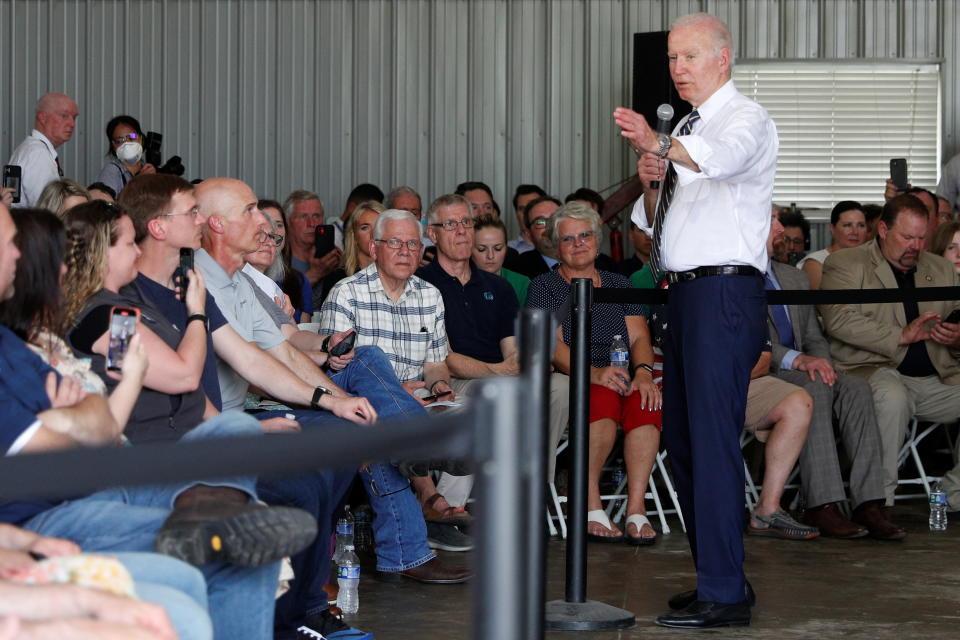 President Biden speaks to farmers in Illinois about the impact of Russia's invasion of Ukraine on food supply and prices.