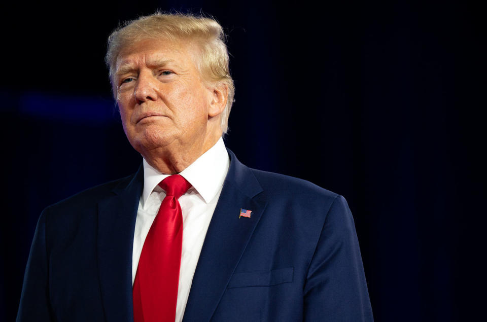 Former U.S. President Donald Trump at the Conservative Political Action Conference (CPAC) (Brandon Bell / Getty Images)