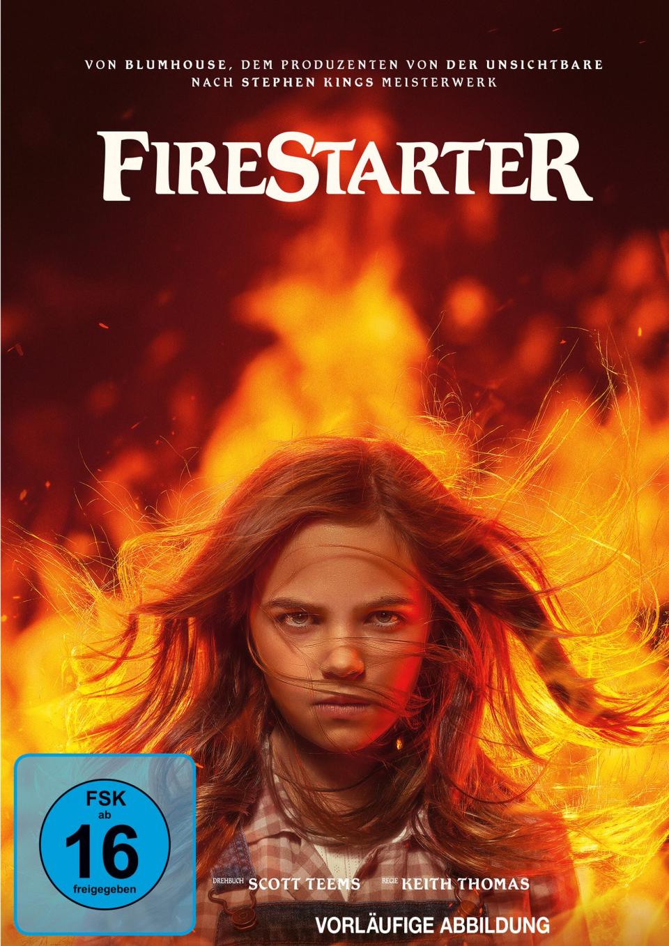 "Wer mich anlügt, der wird brennen": "Firestarter" erzählt von einem Mädchen (Ryan Kiera Armstrong), das über pyrokinetische Kräfte verfügt. Die Geschichte basiert auf einem gleichnamigen Roman von Stephen King. (Bild: Universal Pictures)