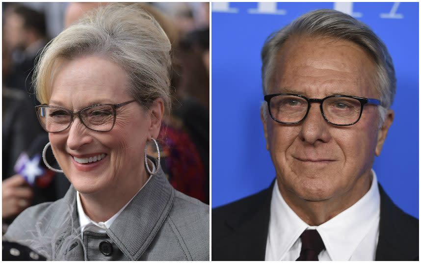 Meryl Streep has spoken about an incident on the set of Kramer vs Kramer in which Dustin Hoffman slapped her - (Jordan Strauss/Invision/AP) (MANDEL NGAN/AFP/Getty Images)