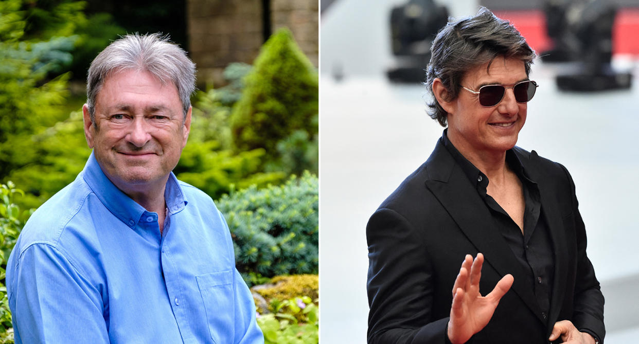 Alan Titchmarsh and Tom Cruise are topping the bill for the Queen's celebration. (ITV/Getty)