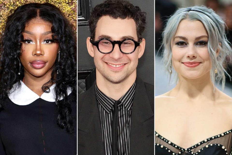 <p>Dimitrios Kambouris/Getty Images; Jeff Kravitz/FilmMagic; Dimitrios Kambouris/Getty Images</p> SZA; Jack Antonoff; Phoebe Bridgers