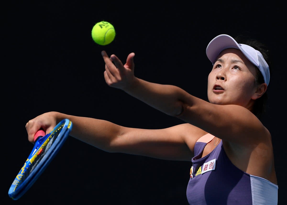 Peng Shuai disappeared from public view in November 2021  (The Associated Press)