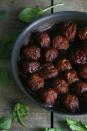 <p>The benefits of making your own BBQ sauce is that you can sneak a little booze in there.</p><p><em><a href="http://www.nutmegnanny.com/2014/12/02/bourbon-bbq-meatballs/" rel="nofollow noopener" target="_blank" data-ylk="slk:Get the recipe from Nutmeg Nanny »;elm:context_link;itc:0;sec:content-canvas" class="link "><span class="redactor-invisible-space">Get the recipe from Nutmeg Nanny »</span> </a></em></p>