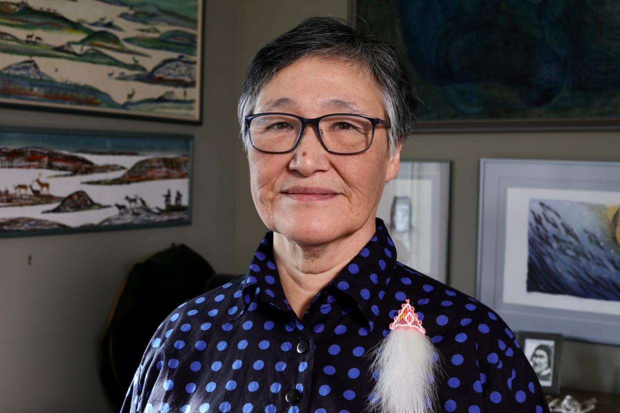 Karla Jessen Williamson, an Inuk woman from Greenland and an associate professor at the University of Saskatchewan, is one of the co-chairs of an expert panel that released a report this week about the future of northern and Arctic research in Canada. (Chanss Lagaden/CBC - image credit)
