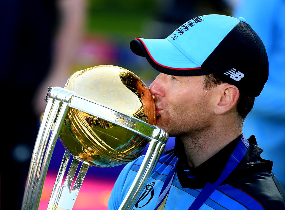 Eoin Morgan captained England to Cricket World Cup success. (Credit: Getty Images)