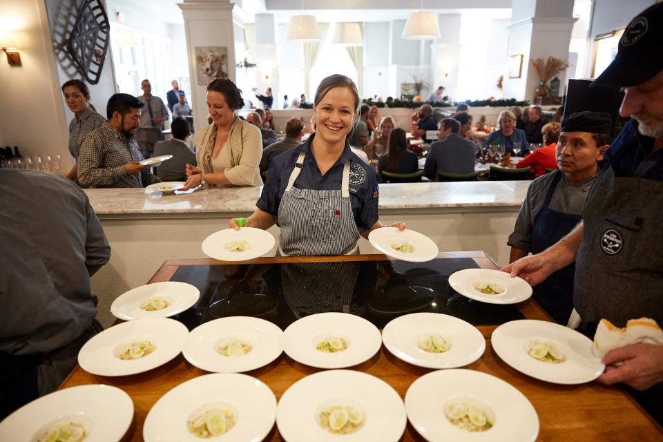 Chef Lindsay Autry hosts a Southern lunch at her West Palm Beach restaurant, The Regional, during the 2017 Palm Beach Food & Wine Festival.