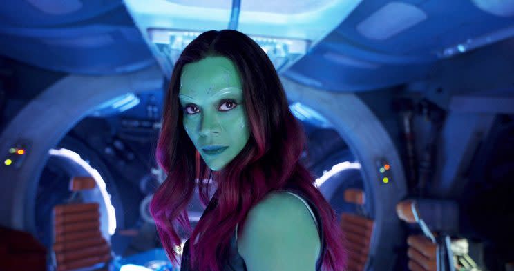 Zoe Saldana in “Guardians of the Galaxy Vol. 2.” (Photo: Walt Disney Studios Motion Pictures/Courtesy Everett Collection)