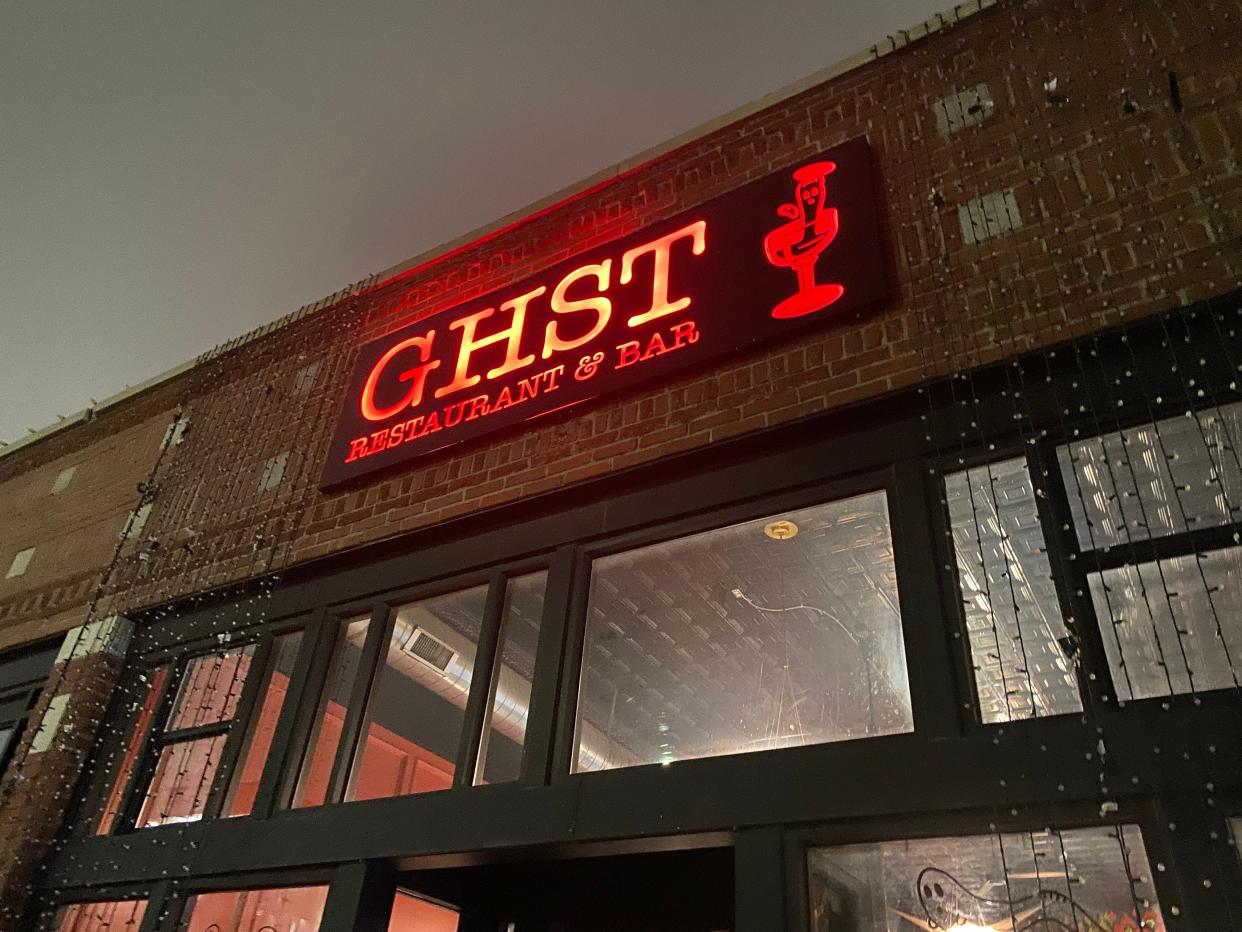 GHST Restaurant & Bar at 805 N Hudson Ave in Oklahoma City.