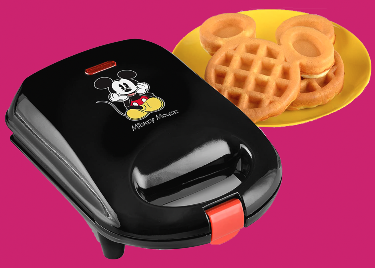 s got this Mickey Mouse waffle maker for just $15