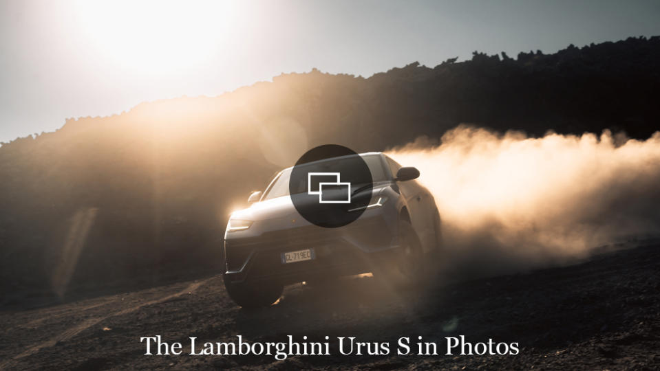 Driving the Lamborghini Urus S.