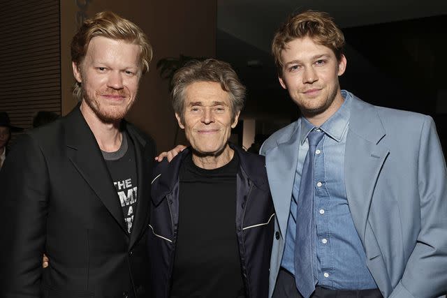 <p>Todd Williamson/SearchlightPictures</p> Jesse Plemons, Willem Dafoe and Joe Alwyn