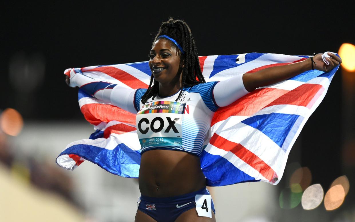 Gold medal-winning Paralympian Kadeena Cox has opened up about her her body image battle - GETTY IMAGES